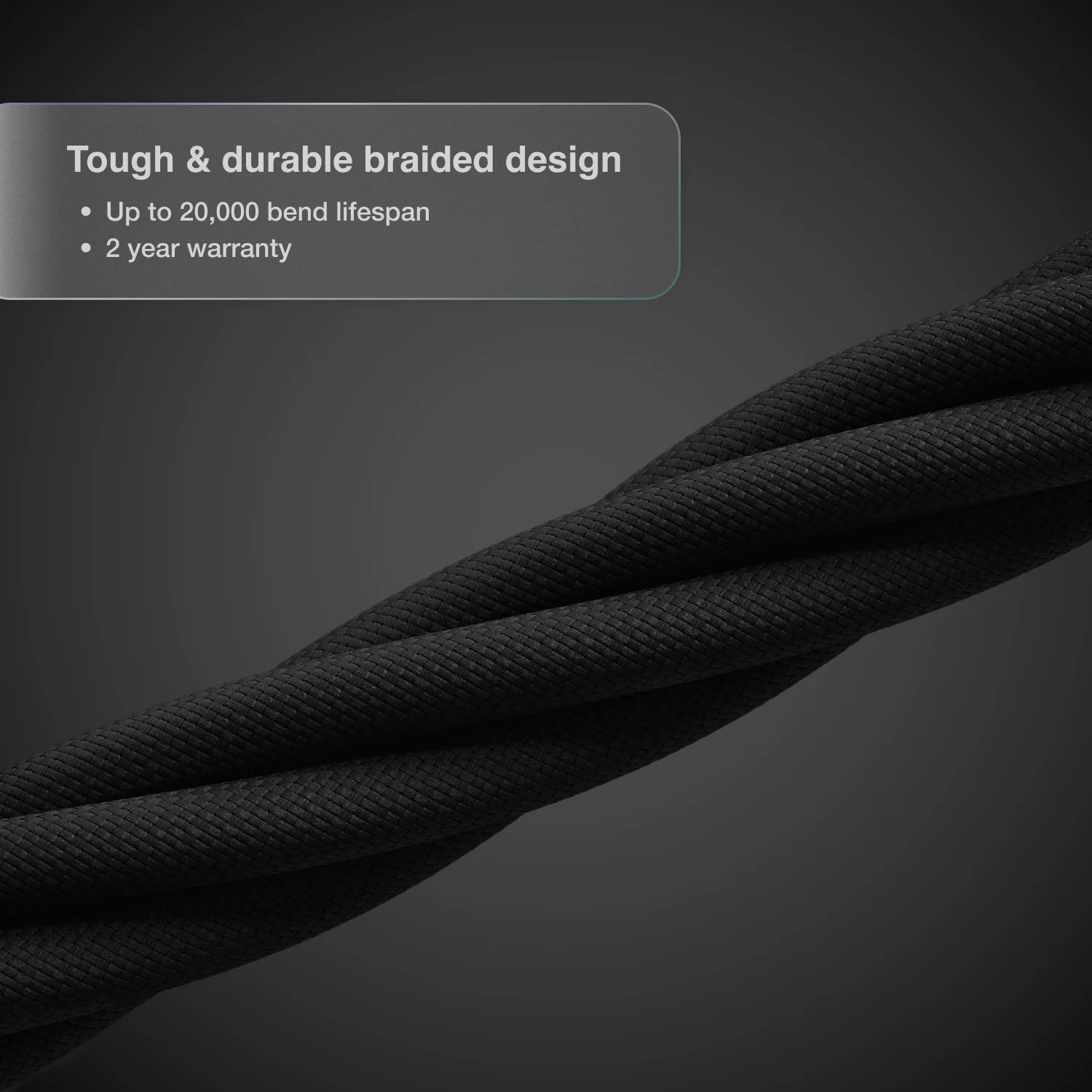 Thunderbolt 5 (USB‑C) Pro Cable (0.5m / 1.64 ft Braided) - Image 6
