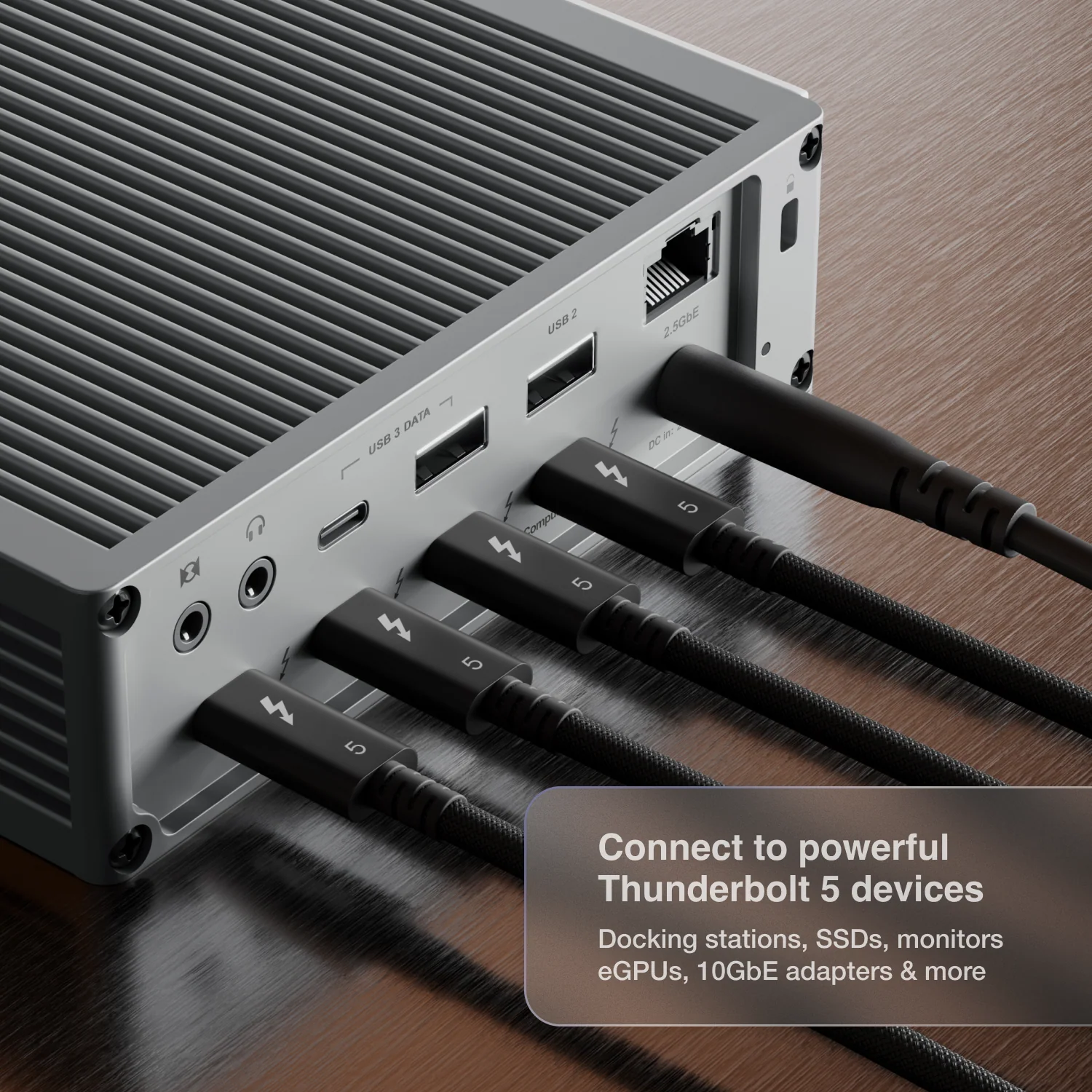 Thunderbolt 5 (USB‑C) Pro Cable (0.5m / 1.64 ft Braided) - Image 8